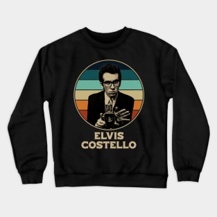 retro elvis costello Crewneck Sweatshirt